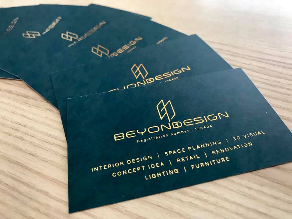 Beyond Design Company namecards